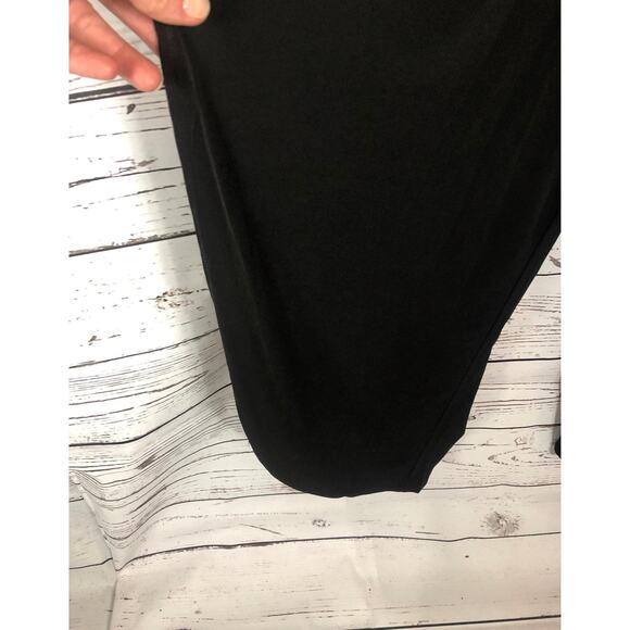 NWT Lane Bryant ruffled off the shoulder jumpsuit in black size 26/28 - Picture 7 of 9